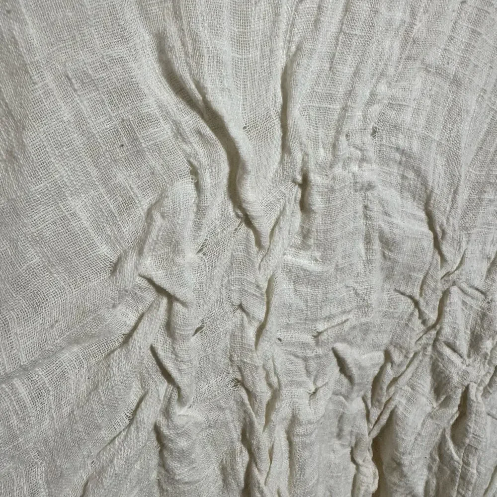 Free People Cotton Boho Mini Dress Women S Cream Coastal‎ Cottage Beach Minimal